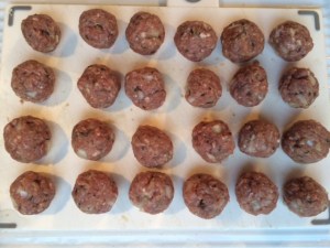 raw meatballs